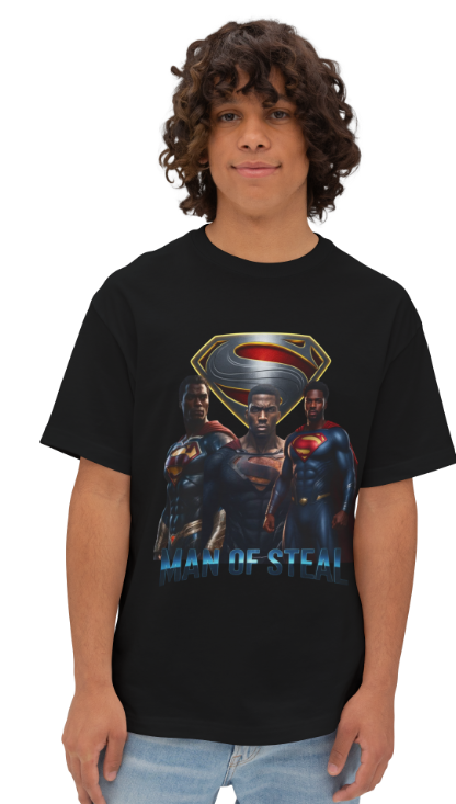 Man of Steal Oversized Standard T-Shirt (Unisex)