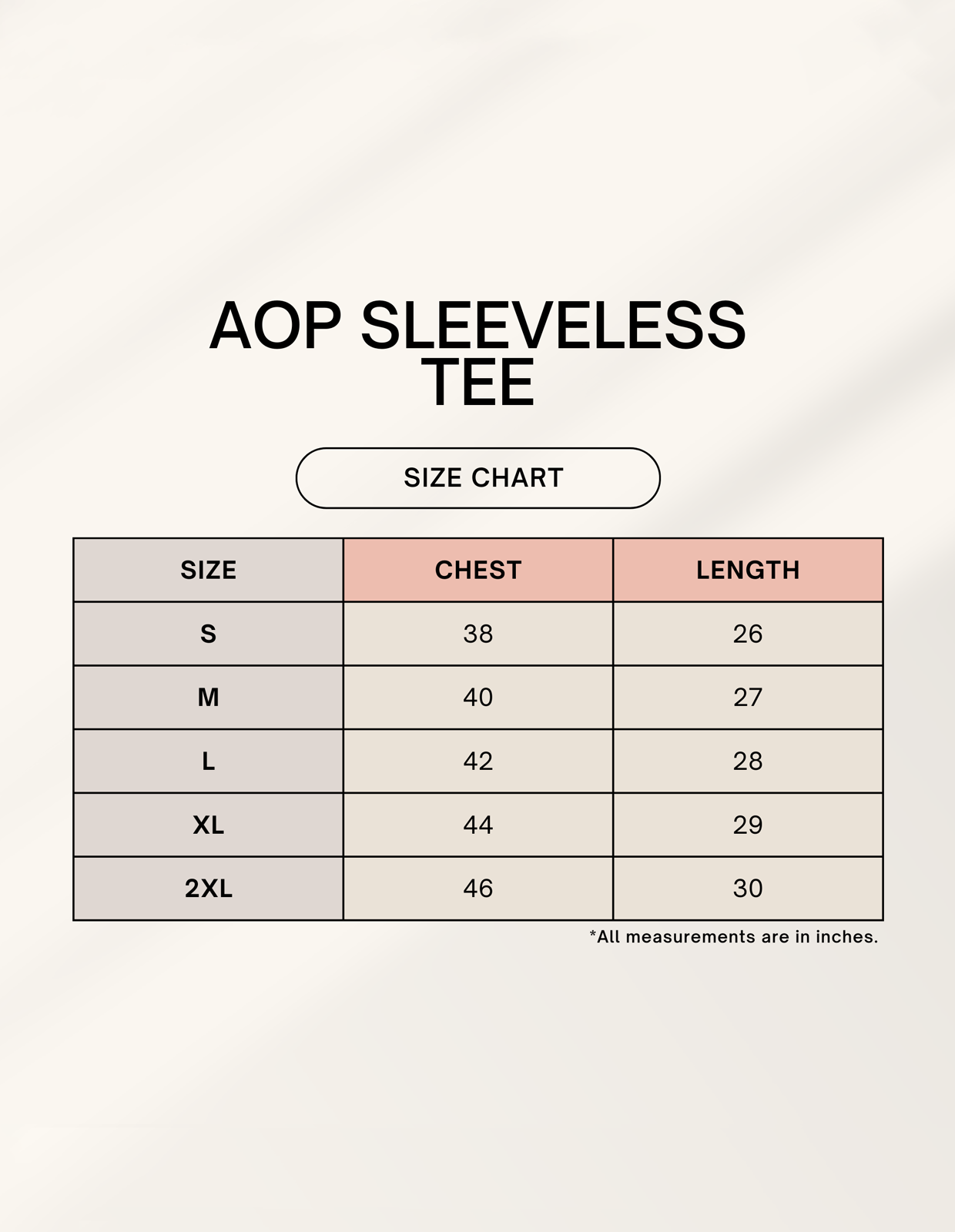 Color_Size Chart