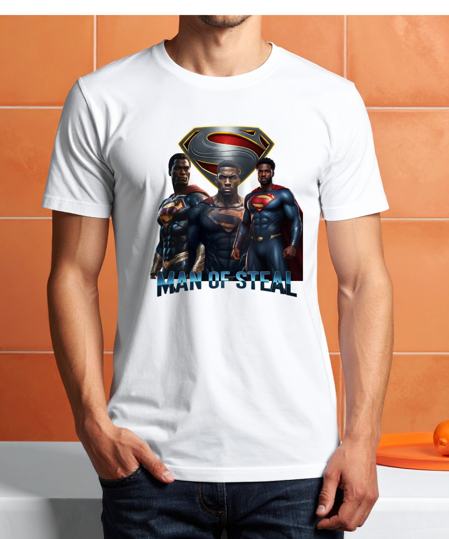 Man of Steal Classic Crew T-Shirt (Unisex)